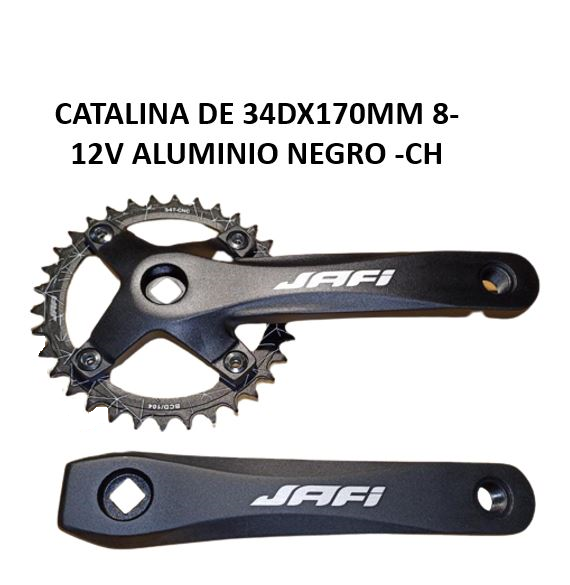 CATALINA JAFI 34DX170MM 8 12V ALUMINIO MONOPLATO Punto Bike