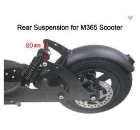 Suspensión trasera para M365 scooter