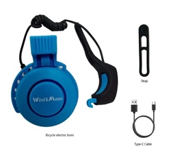 Timbre eléctrico negro NITEK azul