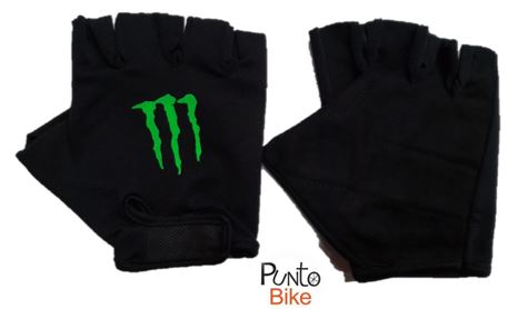 Guantes cortos con diseño