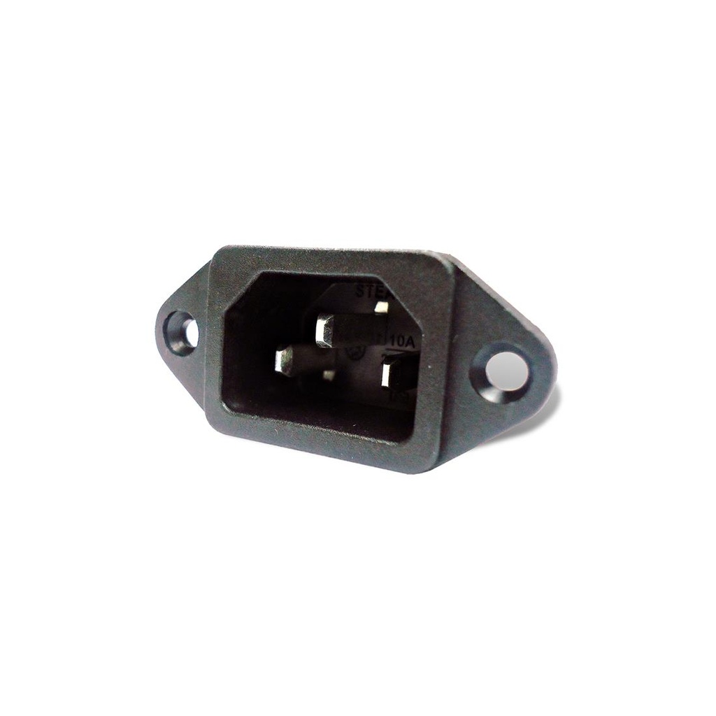 Jack AC 250V para cable de poder 3 pines (10a)