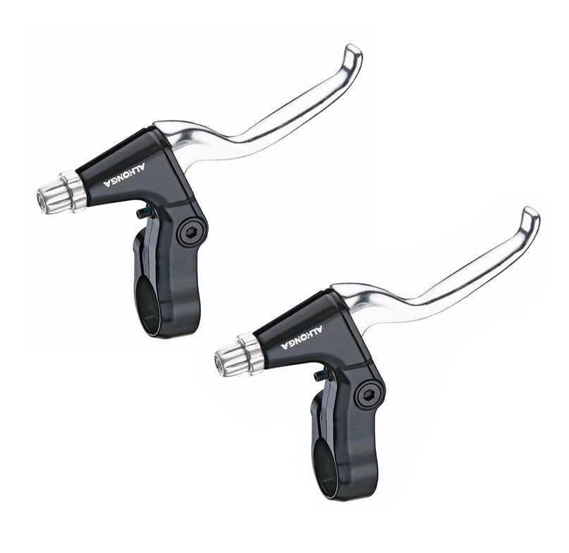 Palanca de frenos v-brake de aluminio alhonga (Negro)