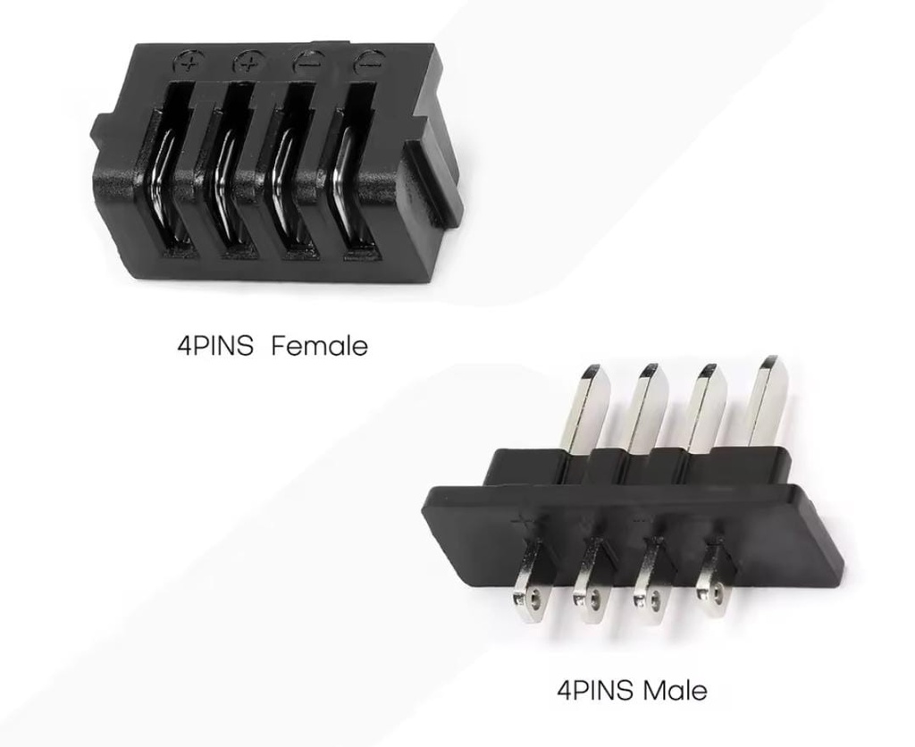 Par de conector de batería Ebike