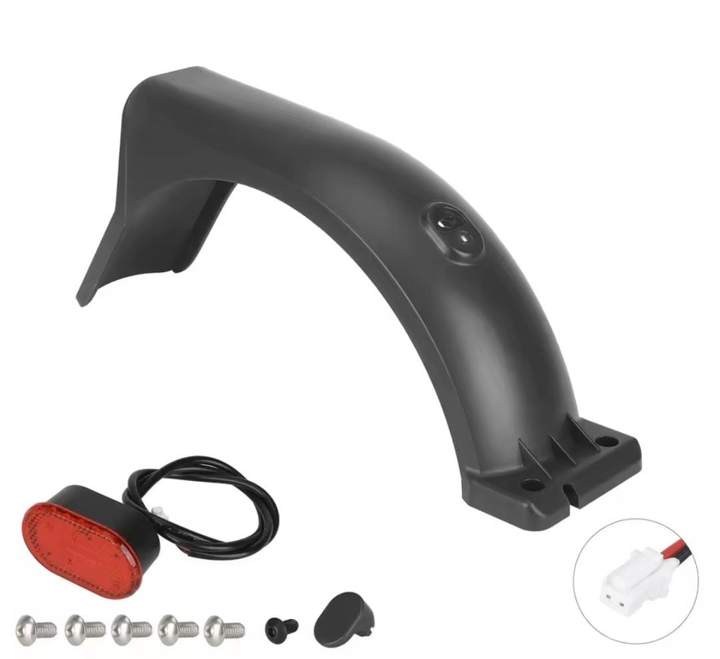 Tapabarro trasero luz + gancho+ soporte para Mi 5 pro