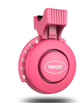 Timbre eléctrico negro NITEK rosado