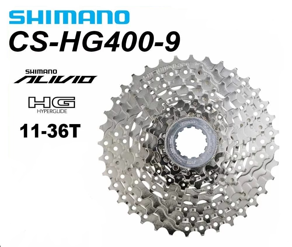 PIÑÓN 9V SHIMANO ALIVIO 11-36 CS-HG400-9 GRA