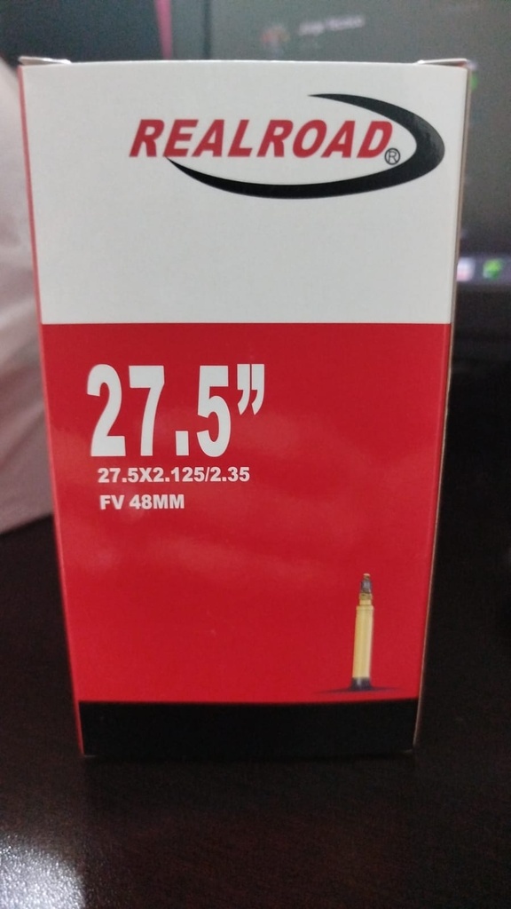 CÁMARA DE BUTILO M/REALROAD 27.5X2.125/2.35 FRANCES FV48MM