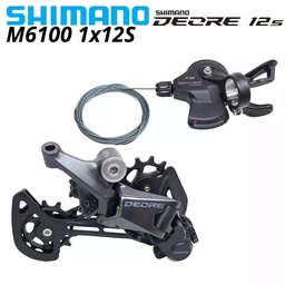 DEORE 12V M6100 SET TRANSMISIÓN SHIFTER + DESCARILADOR