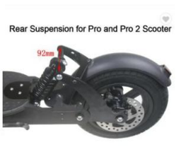 [T-24D] Suspensión trasera para M365, Pro, Pro 2 y 1S