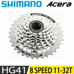 Piñón cassette SHIMANO 8v Acera CS-HG41 (11-32)